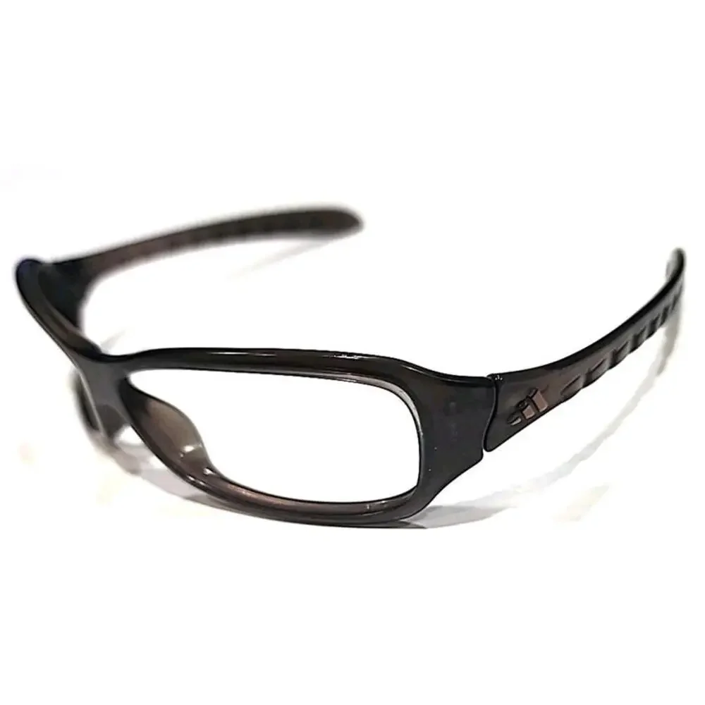 Adidas A981 Jiggy No Lenses Small Boys Brown Wrap Sunglasses Frame Austria